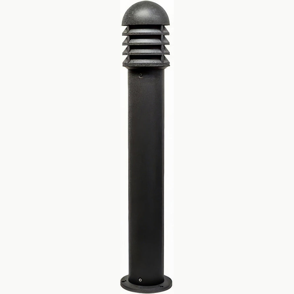 Dabmar Lighting D3400-L9-27K-B-CLR black bollard
