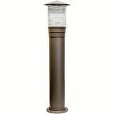 Dabmar Lighting D350-L12-30K-BZ bronze bollard