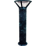 Dabmar Lighting D480-L12-40K-VG verde green bollard