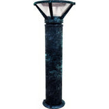 Dabmar Lighting D480-L9-40K-VG verde green bollard