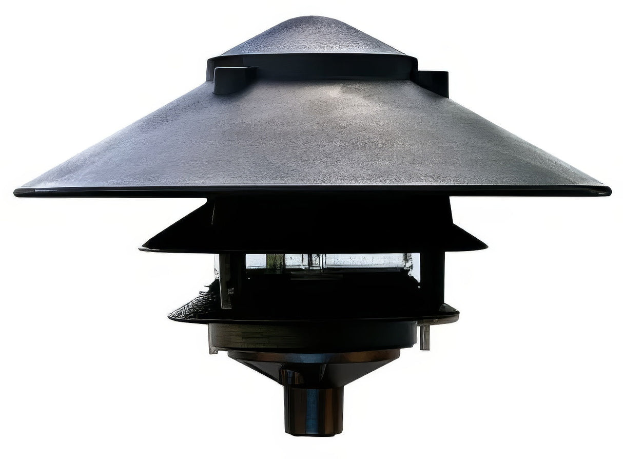 Dabmar Lighting D5000-10T-B black pagoda light