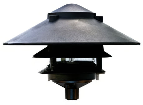 Dabmar Lighting D5000-10T-B black pagoda light