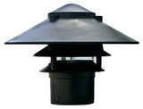 Dabmar Lighting D5000-310-B black pagoda light