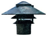 Dabmar Lighting D5000-310-VG verde green pagoda light