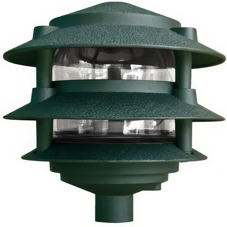 Dabmar Lighting D5000-3B-G green pagoda light