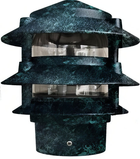 Dabmar Lighting D5000-3B-VG verde green pagoda light