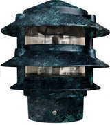 Dabmar Lighting D5000-L6-30K-3B-VG verde green pagoda light