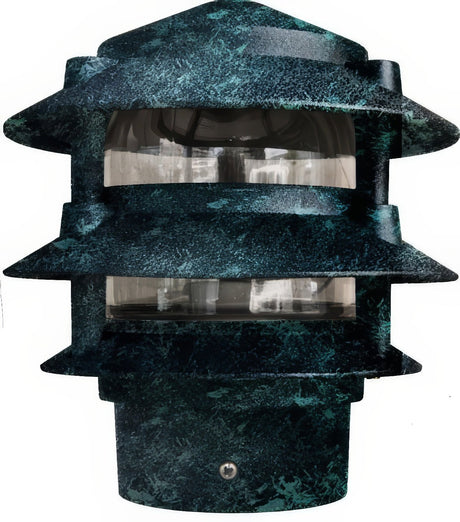 Dabmar Lighting D5000-L6-30K-3B-VG verde green pagoda light
