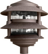 Dabmar Lighting D5000-L6-30K-BZ bronze pagoda light