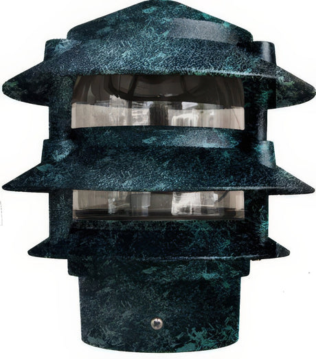 Dabmar Lighting D5000-L6-60K-3B-VG verde green pagoda light