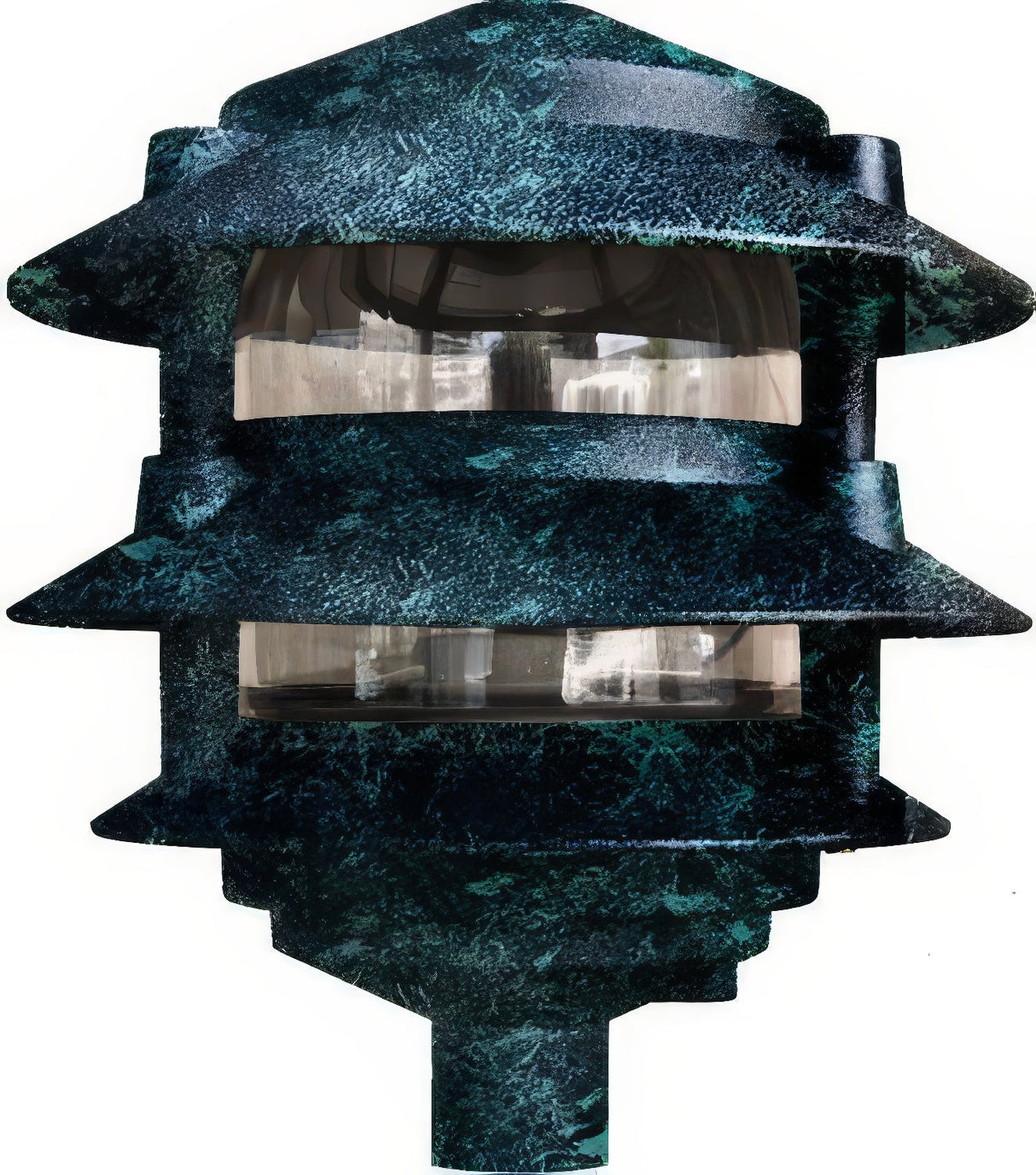 Dabmar Lighting D5000-L6-60K-BZ bronze pagoda light