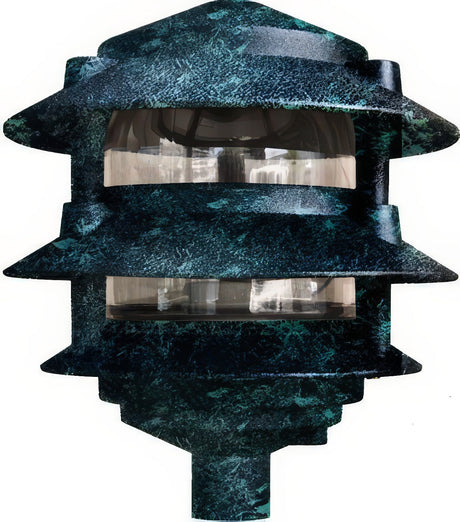 Dabmar Lighting D5000-L6-60K-BZ bronze pagoda light