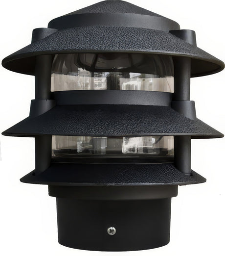 Dabmar Lighting D5000-L6-RGBW-3B-B black pagoda light