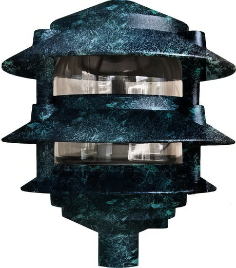 Dabmar Lighting D5000-L6-RGBW-VG verde green pagoda light
