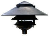 Dabmar Lighting D5000-L9-27K-10T-B black pagoda light