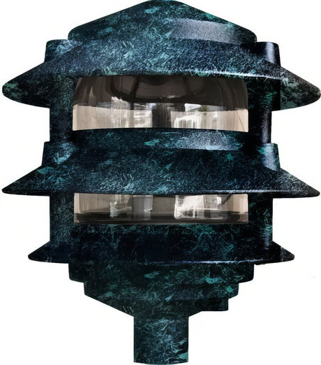 Dabmar Lighting D5000-L9-27K-VG verde green pagoda light