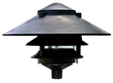 Dabmar Lighting D5000-L9-40K-10T-B black pagoda light