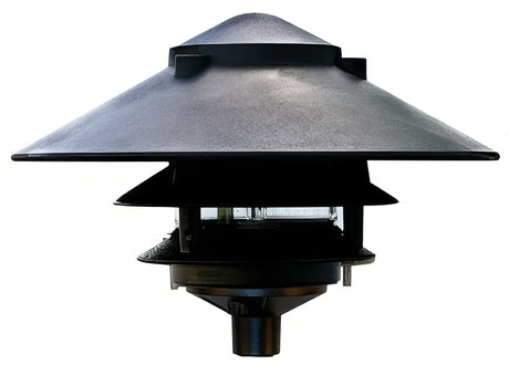 Dabmar Lighting D5000-L9-40K-10T-B black pagoda light