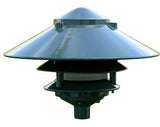 Dabmar Lighting D5000-L9-40K-10T-G green pagoda light