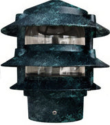 Dabmar Lighting D5000-L9-40K-3B-VG verde green pagoda light