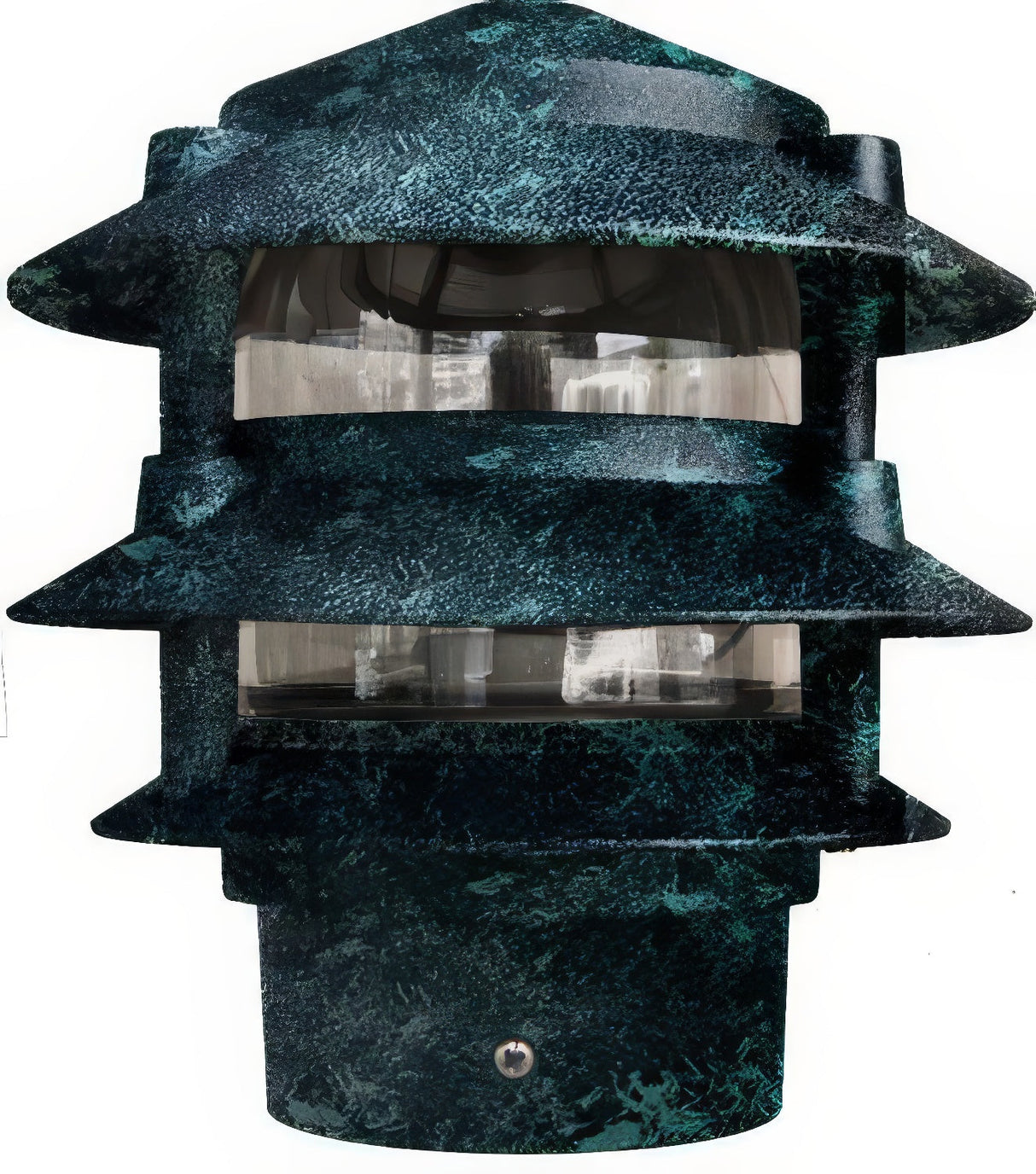 Dabmar Lighting D5000-L9-40K-3B-VG verde green pagoda light