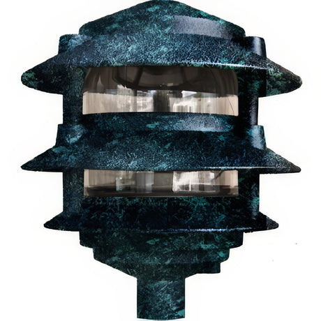 Dabmar Lighting D5000-VG verde green pagoda light