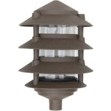 Dabmar Lighting D5100-310 Cast Alum Pagoda 4-Tier 3" Base 10" Top 120V E26 No Lamp