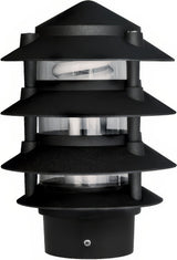 Dabmar Lighting D5100-3B-B black pagoda light