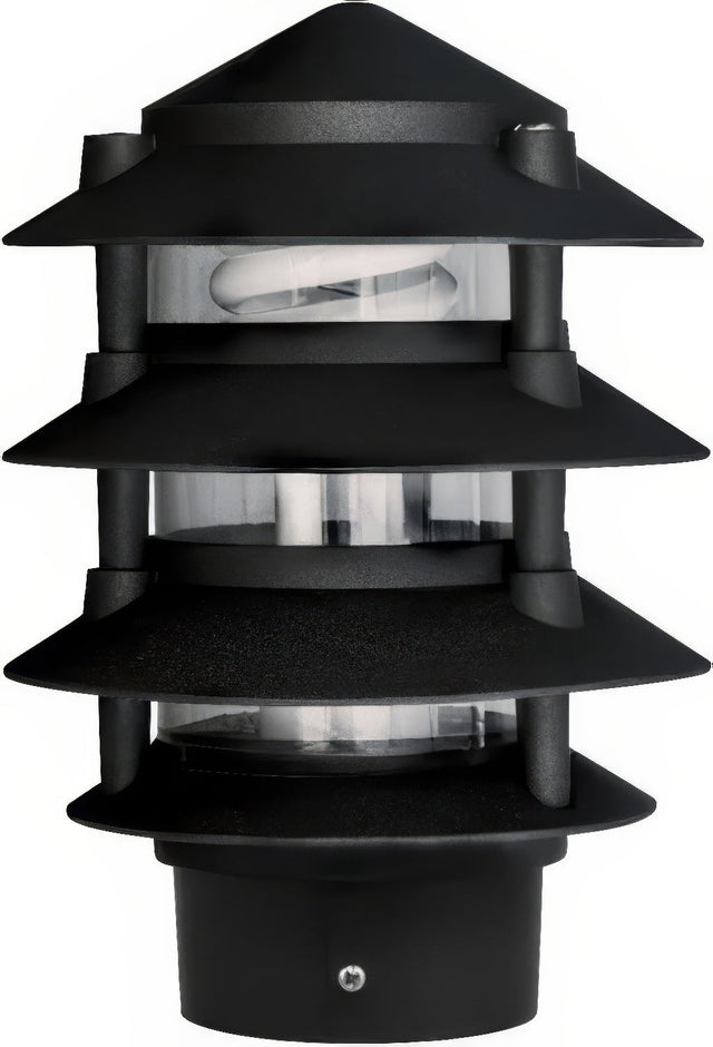 Dabmar Lighting D5100-3B-B black pagoda light