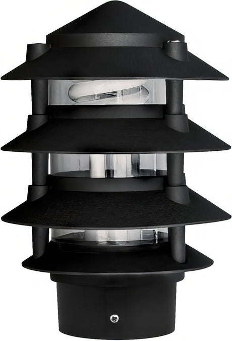 Dabmar Lighting D5100-L12-30K-3B-B black pagoda light