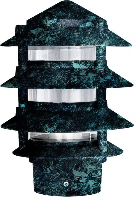 Dabmar Lighting D5100-L12-30K-3B-G green pagoda light