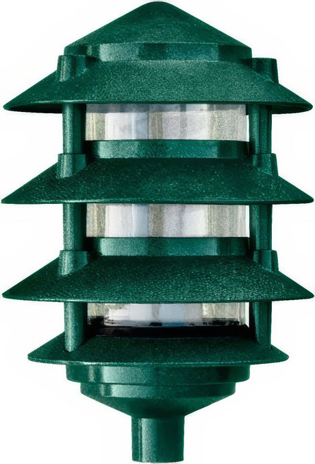 Dabmar Lighting D5100-L12-30K-G green pagoda light