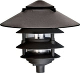 Dabmar Lighting D5100-L12-40K-10T-B black pagoda light