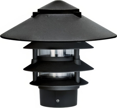 Dabmar Lighting D5100-L12-40K-310-B black pagoda light