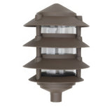 Dabmar Lighting D5100-L12-40K-3B-VG verde green pagoda light