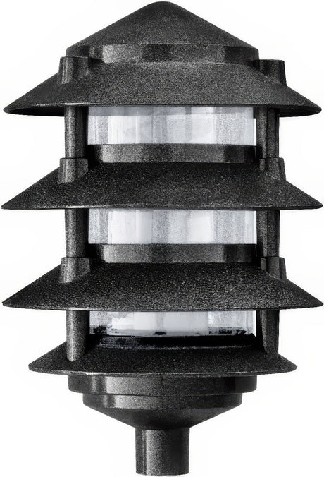 Dabmar Lighting D5100-L12-40K-B black pagoda light