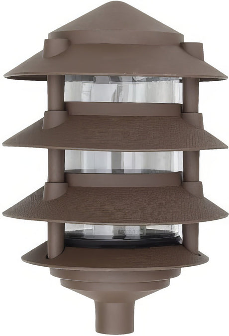 Dabmar Lighting D5100-L12-40K-BZ bronze pagoda light