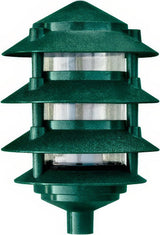 Dabmar Lighting D5100-L12-40K-G green pagoda light