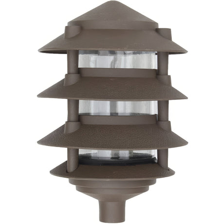 Dabmar Lighting D5100-L12-50K-310-BZ bronze pagoda light
