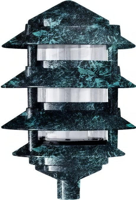 Dabmar Lighting D5100-L12-50K-VG verde green pagoda light