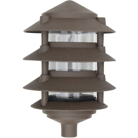 Dabmar Lighting D5100-L6-30K-10T-BZ bronze pagoda light