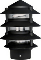 Dabmar Lighting D5100-L6-30K-3B-B black pagoda light