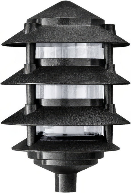 Dabmar Lighting D5100-L6-30K-B black pagoda light
