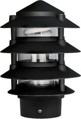 Dabmar Lighting D5100-L6-60K-3B-B black pagoda light