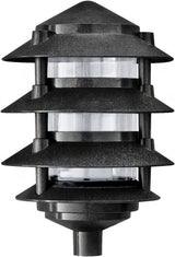 Dabmar Lighting D5100-L6-60K-B black pagoda light