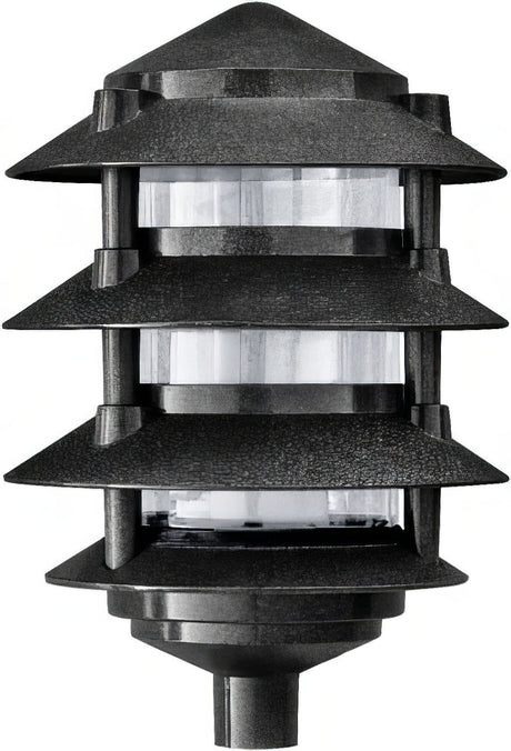 Dabmar Lighting D5100-L6-60K-B black pagoda light