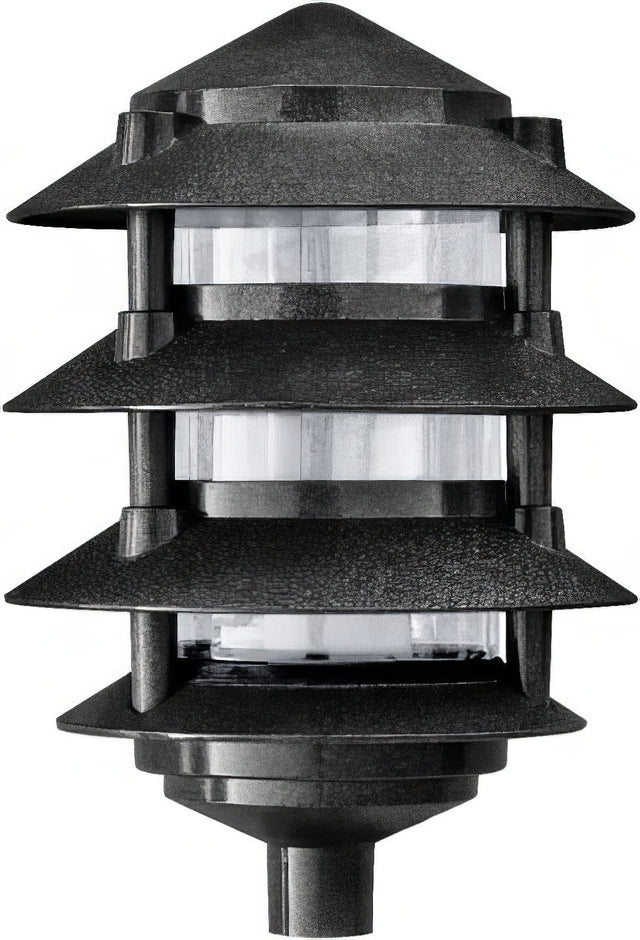 Dabmar Lighting D5100-L6-60K-B black pagoda light