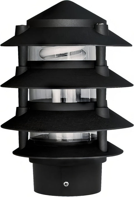 Dabmar Lighting D5100-L9-27K-3B-B black pagoda light