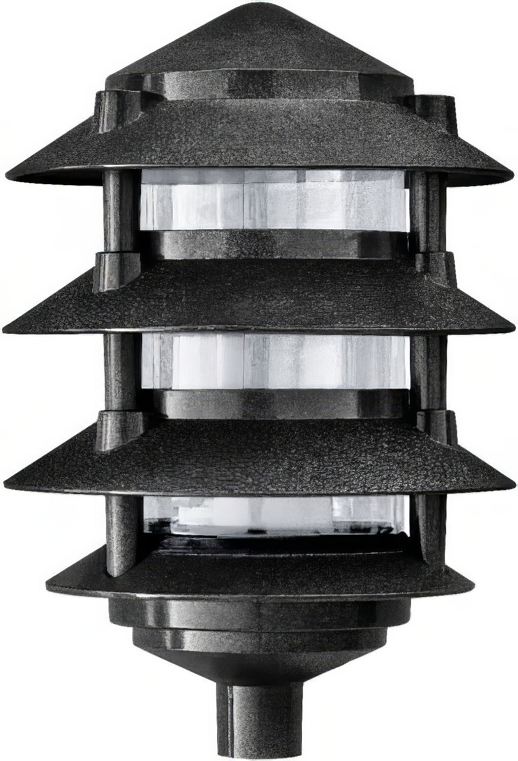 Dabmar Lighting D5100-L9-27K-B black pagoda light