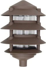 Dabmar Lighting D5100-L9-27K-BZ bronze pagoda light